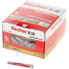 Fischer DUOPOWER 6 x 50 100 stk Udvidelsesanker 50 mm